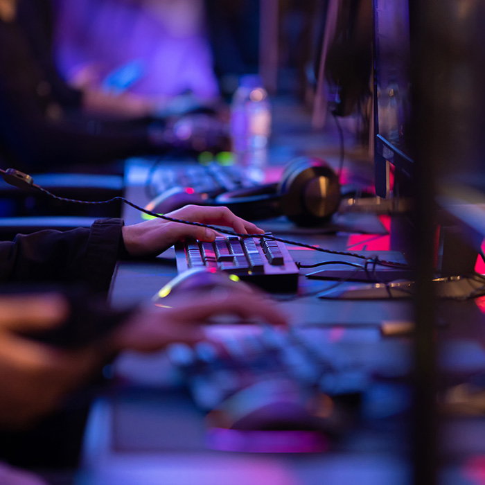 Eスポーツのプレイ画像