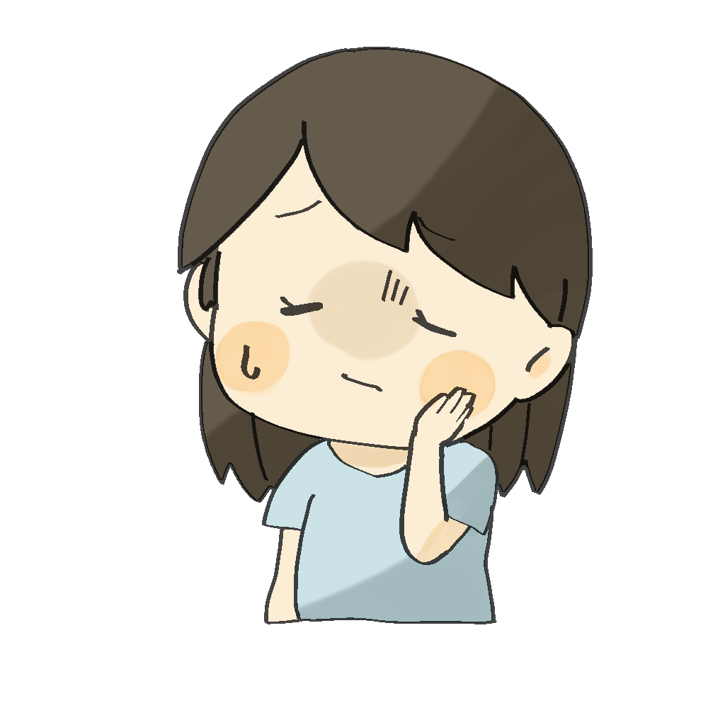 悩む女性のイラスト