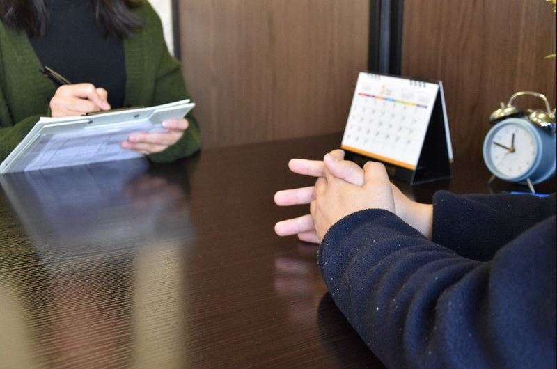 日本財団のモデル事業による相談窓口の様子