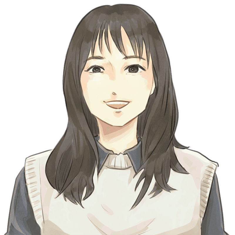女性職員 精神保健福祉士のイラスト